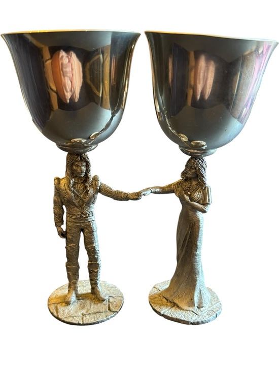 Beauty and the Beast Other - Collectible Beauty and the Beast Gallo Pewter Wine Glasses